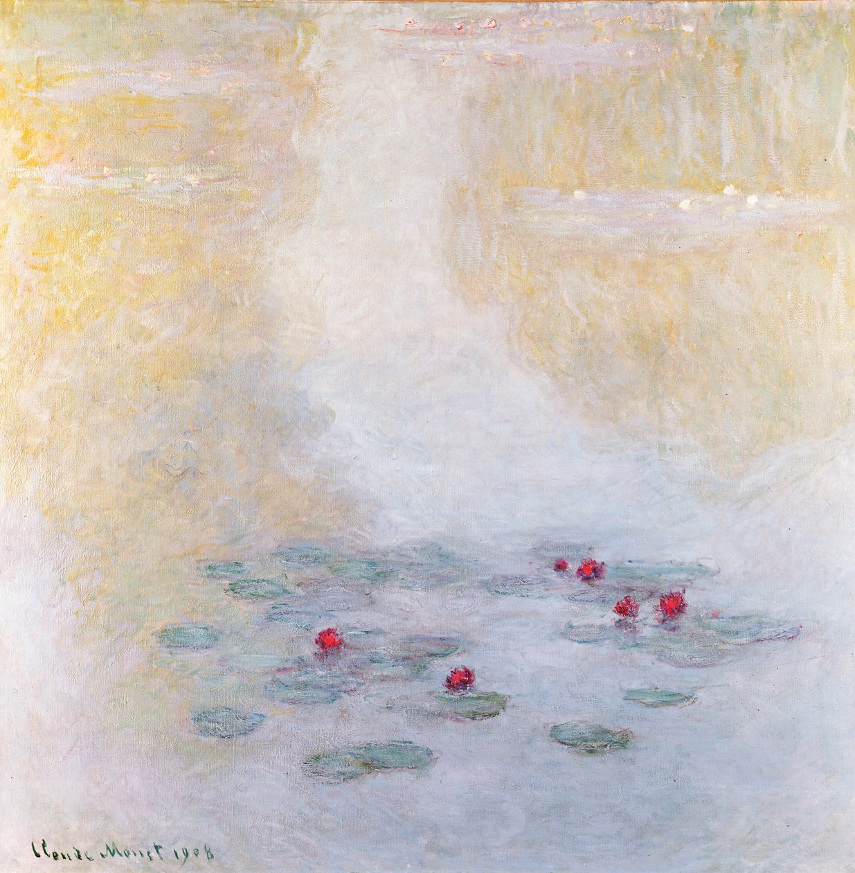 Lekníny v Giverny, 1908 od Claude Monet