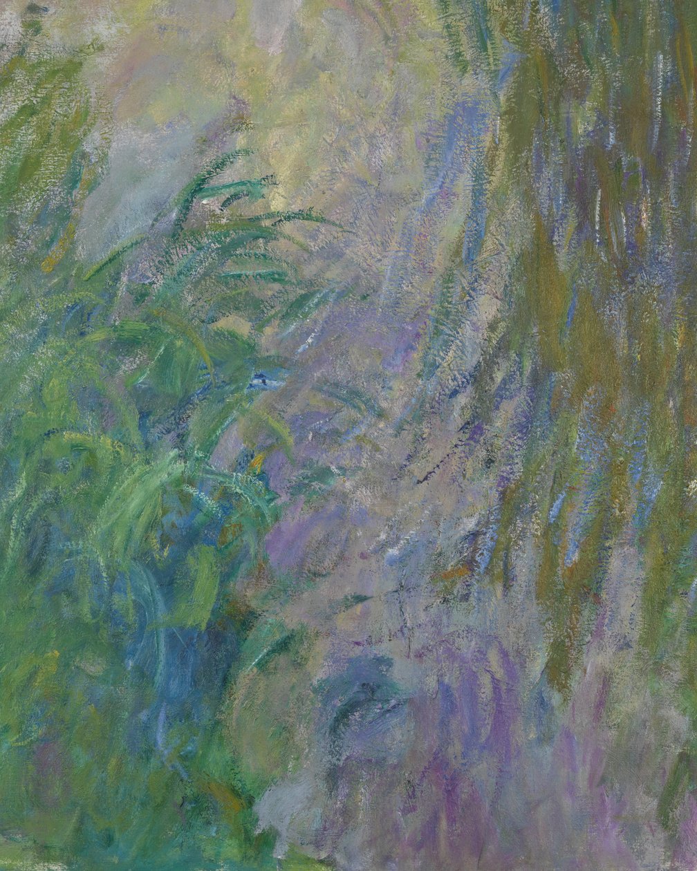 Detail leknínů olej na plátně z roku 154167 od Claude Monet
