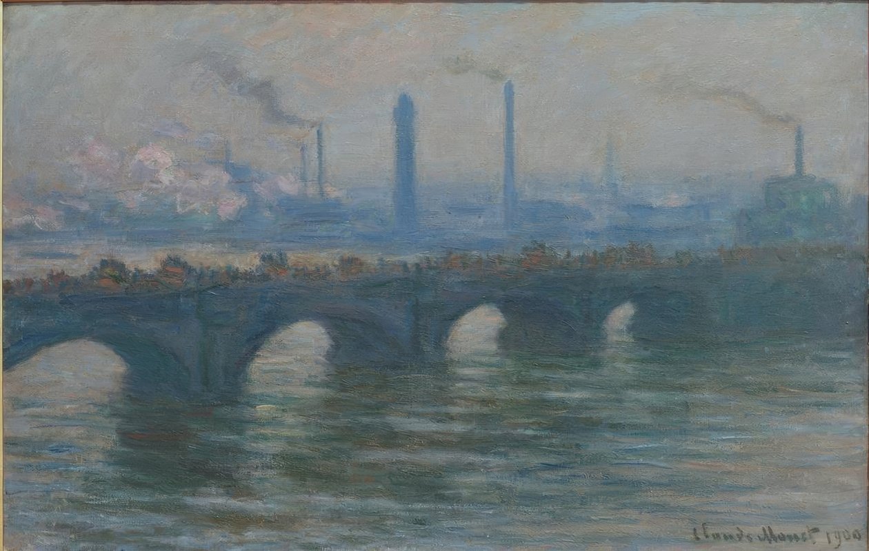 Most Waterloo od Claude Monet