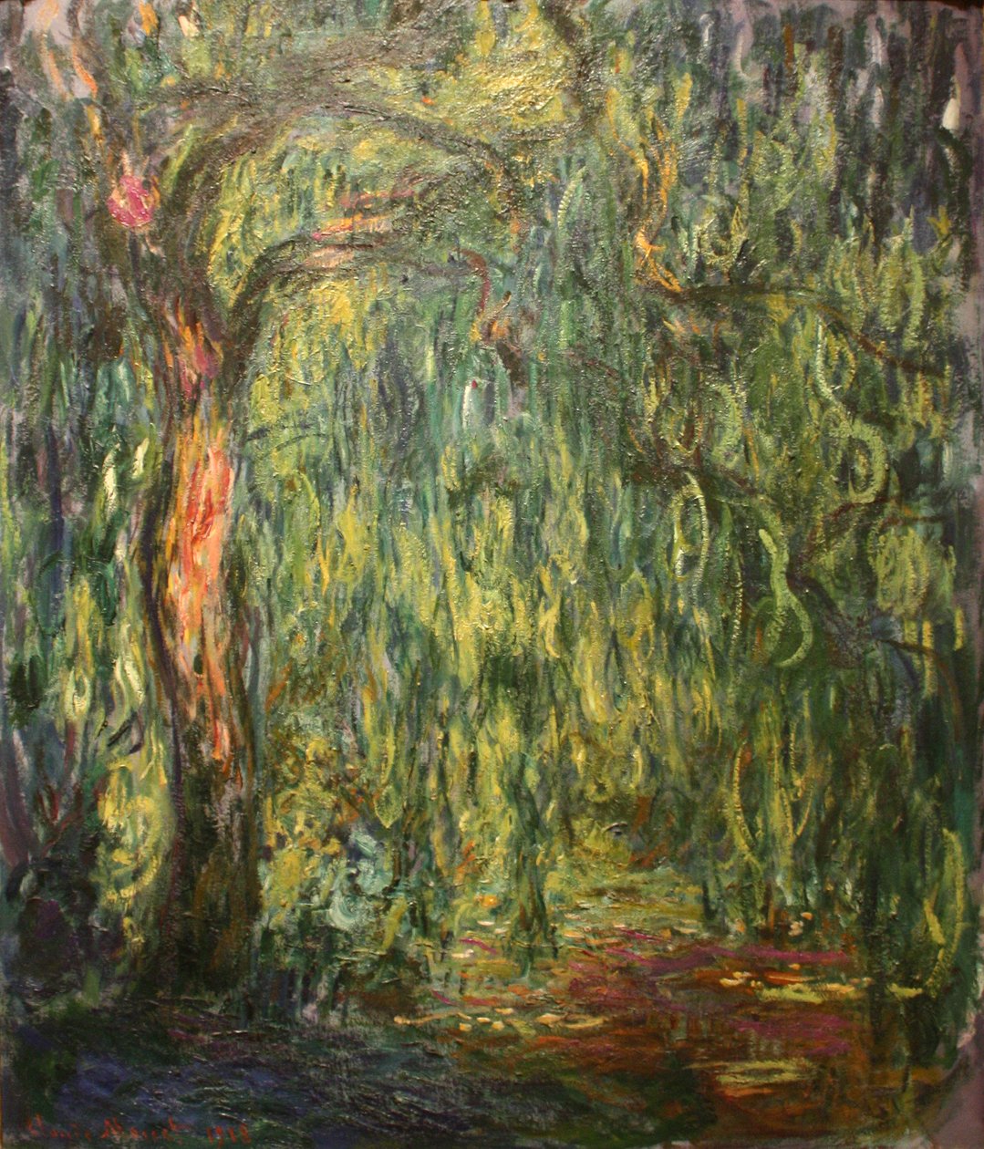 Smuteční vrba od Claude Monet