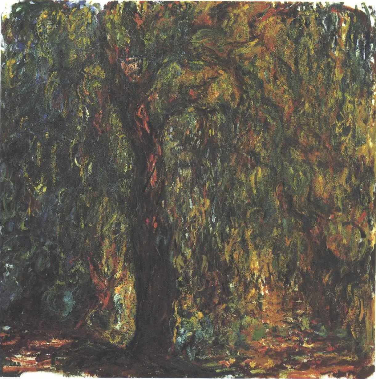 Smuteční vrba od Claude Monet