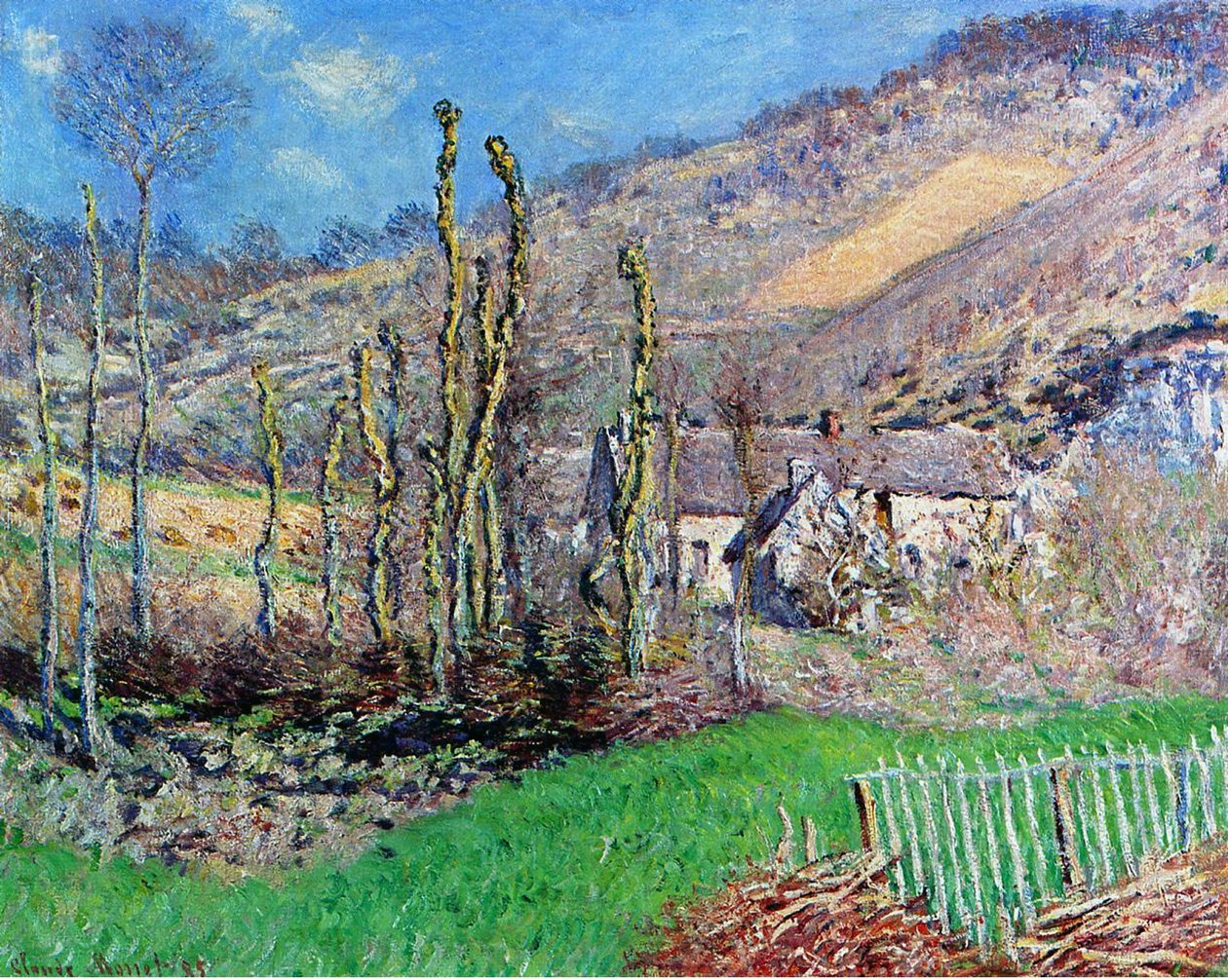 Zima ve Val de Falaise, Normandie, 1885 od Claude Monet