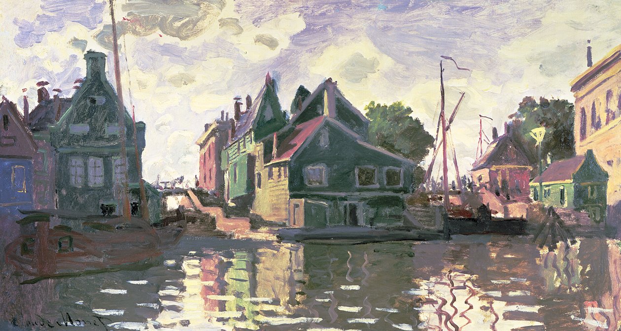 Zaandam od Claude Monet