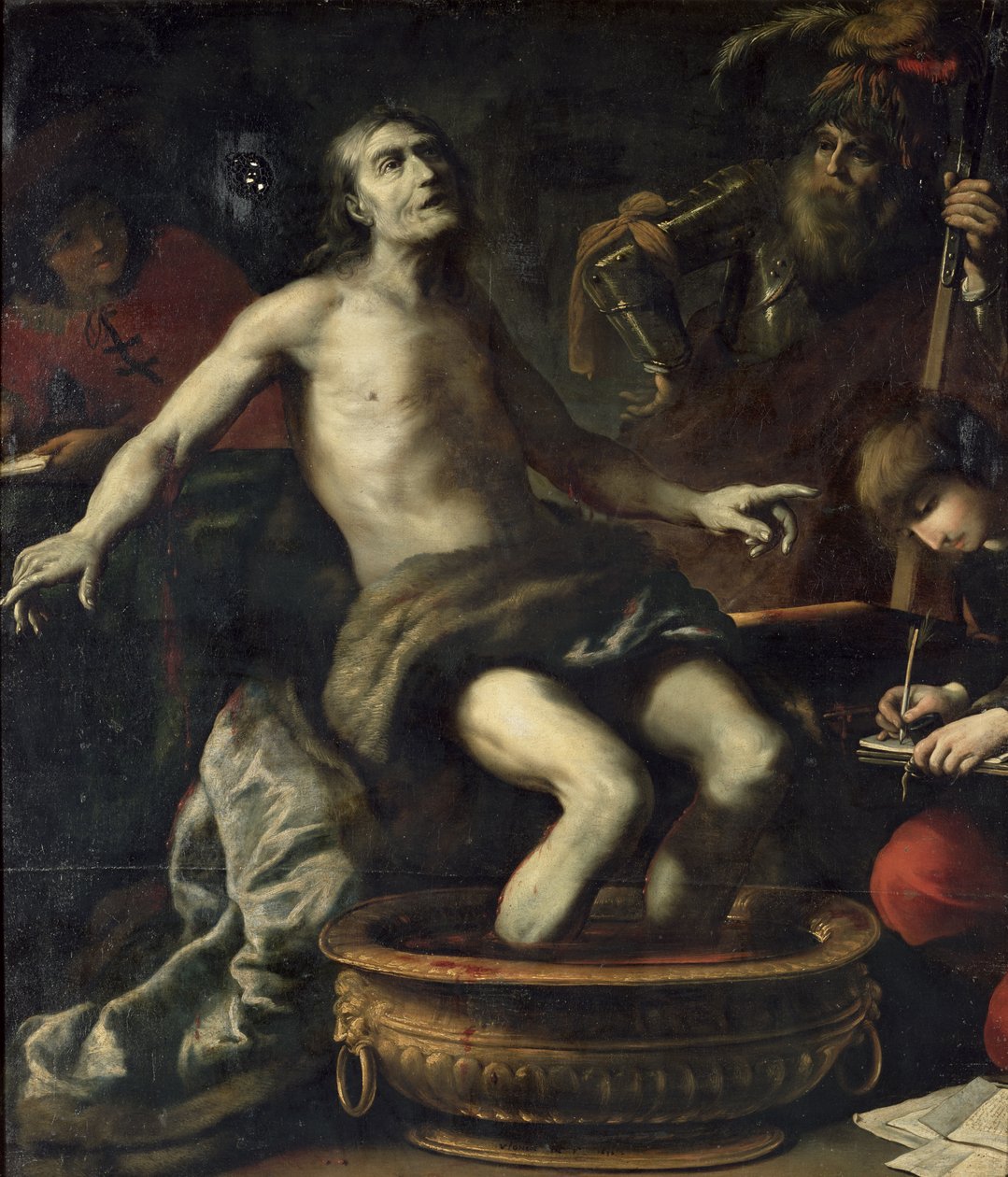 Smrt Seneca, 1633 od Claude Vignon