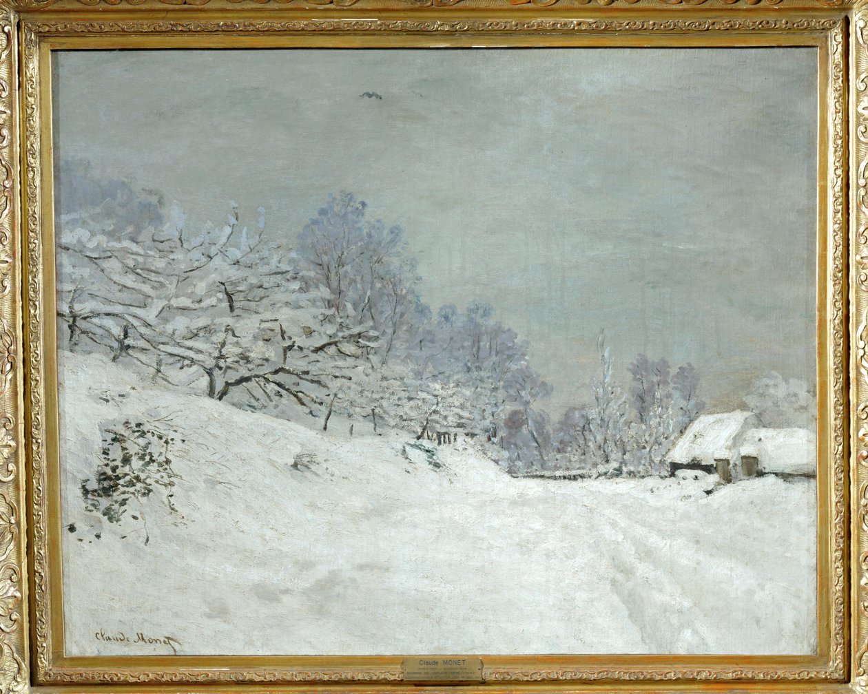 Okolí Honfleuru. Sníh ... od Claude (follower of) Monet