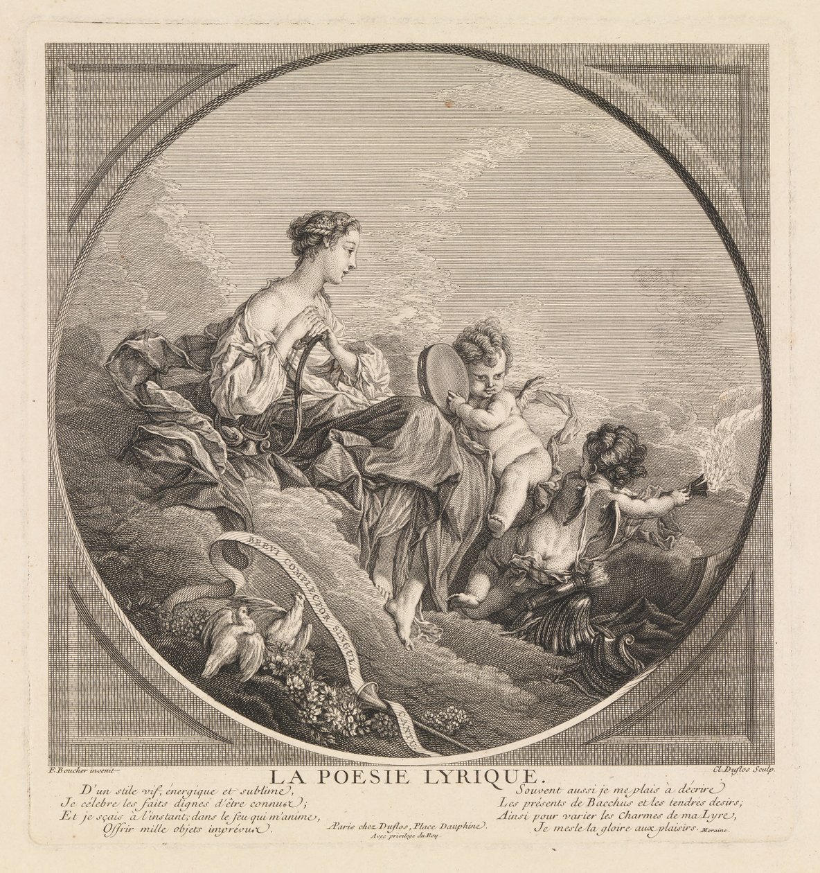 Lyrická poezie od Claude Agustin Duflos