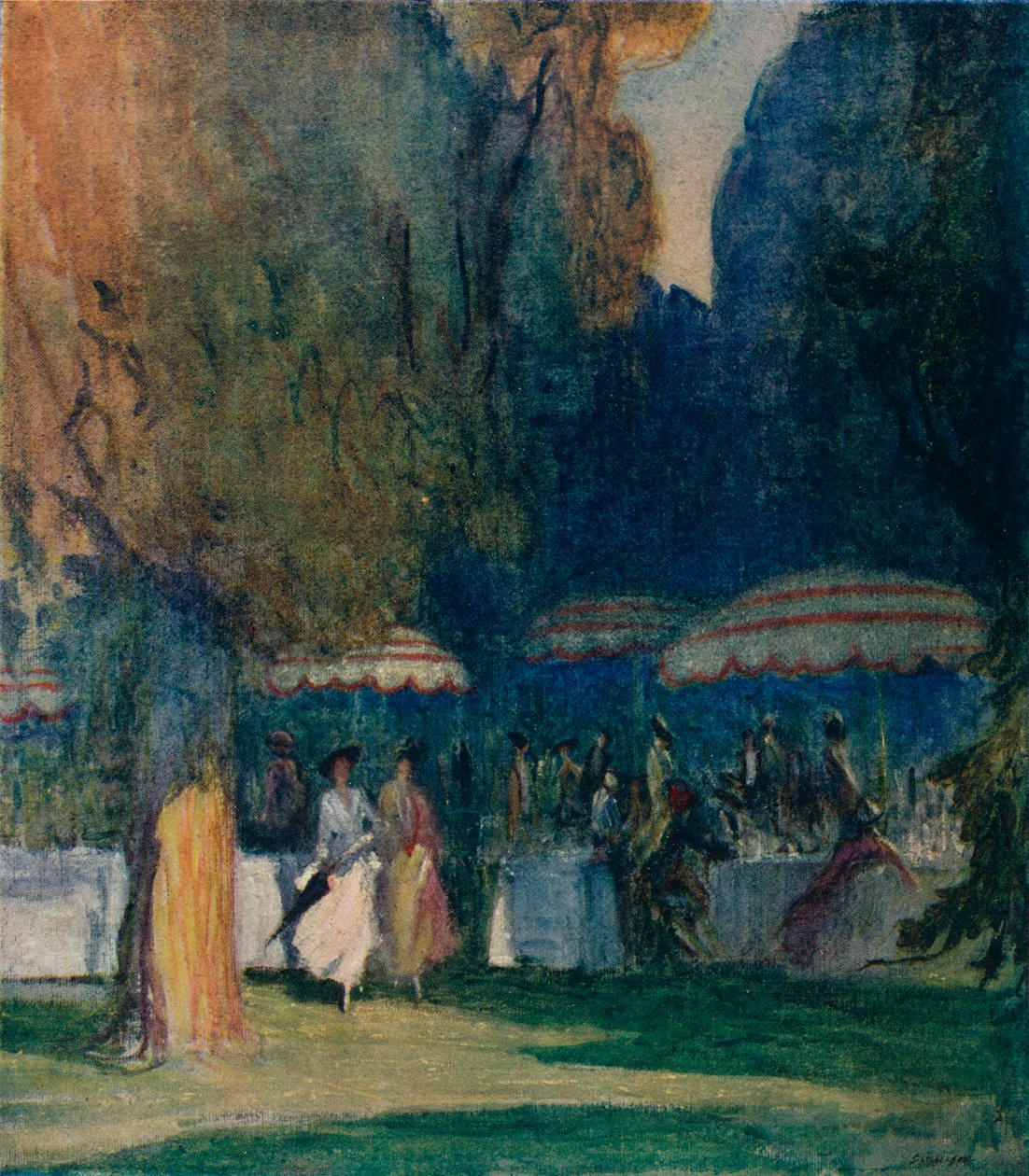 V Kensingtonských zahradách, 1914 od Claude Allin Shepperson