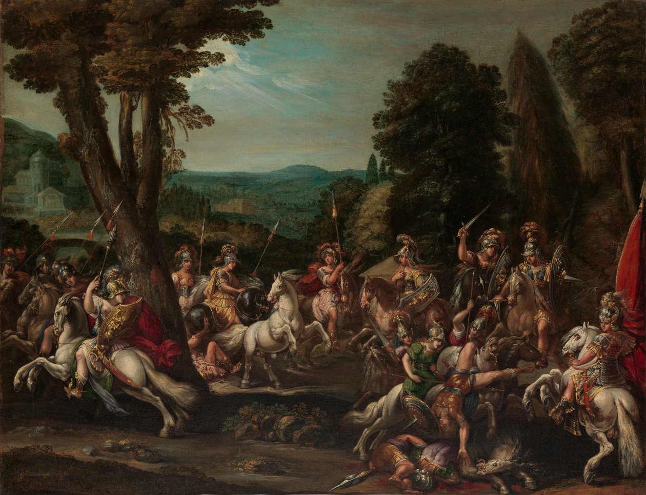 Triumph of the Amazons, 1620s. od Claude Deruet