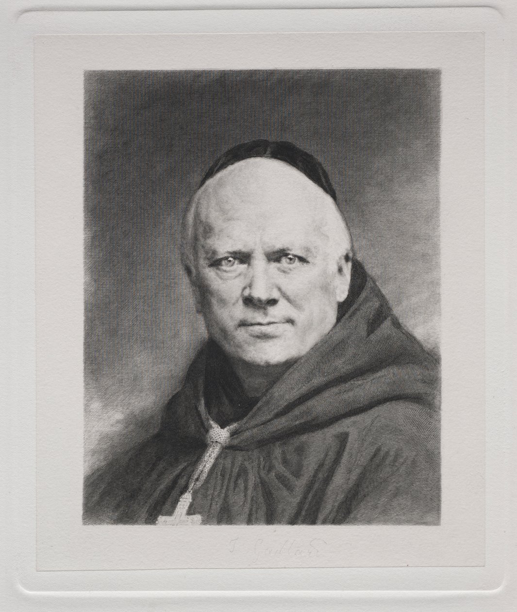 Dom Prosper Gueranger, opat ze Solesmes od Claude Ferdinand Gaillard
