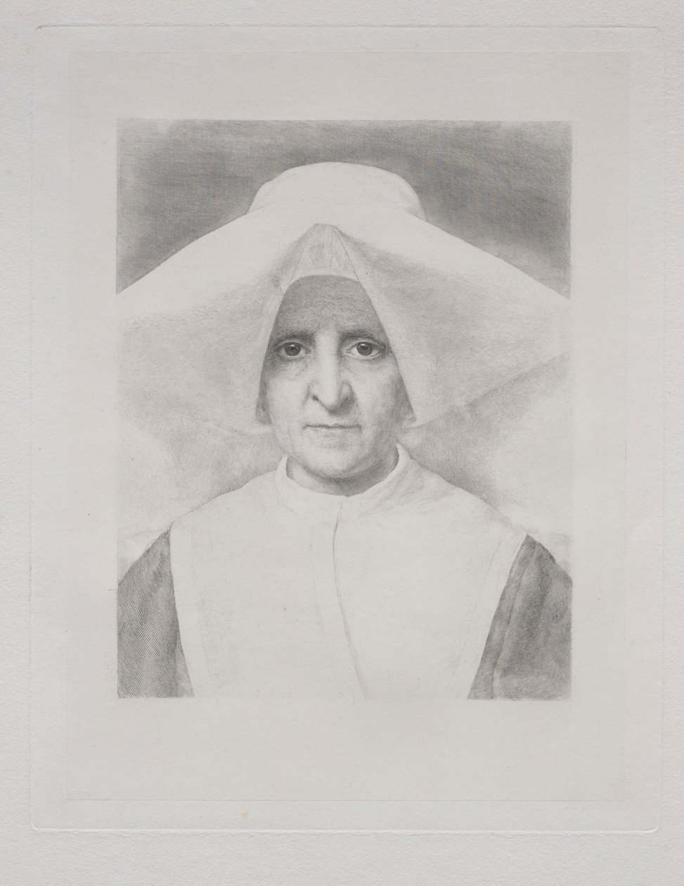 Sestra Rosalie, pohled zepředu. od Claude Ferdinand Gaillard
