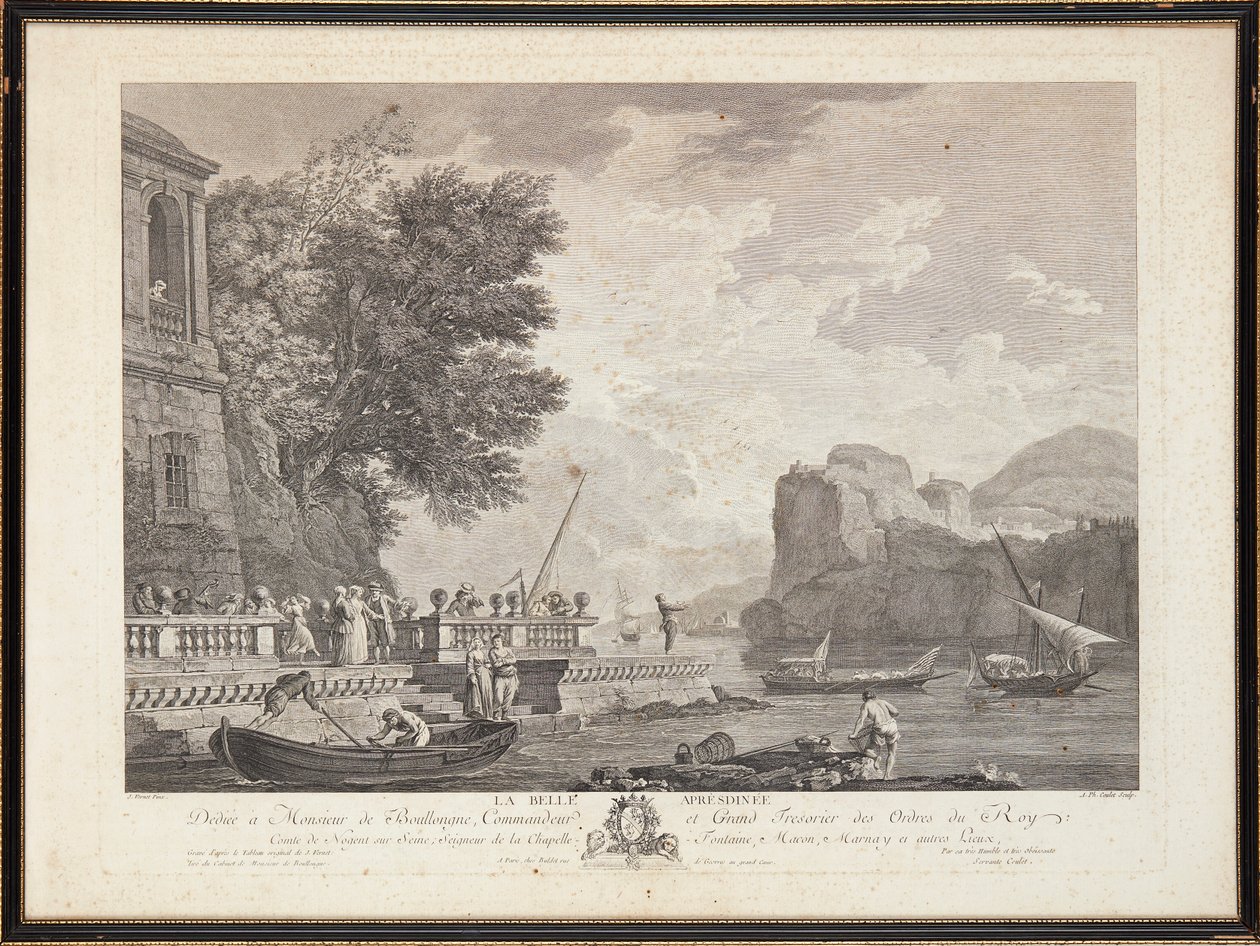 Francouzské ocelorytiny od Claude Joseph (after) Vernet