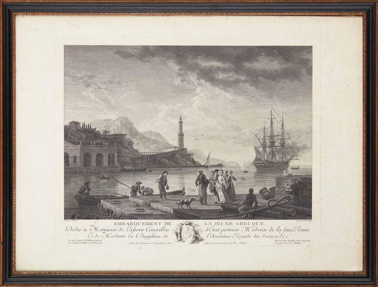 Francouzské ocelorytiny od Claude Joseph (after) Vernet
