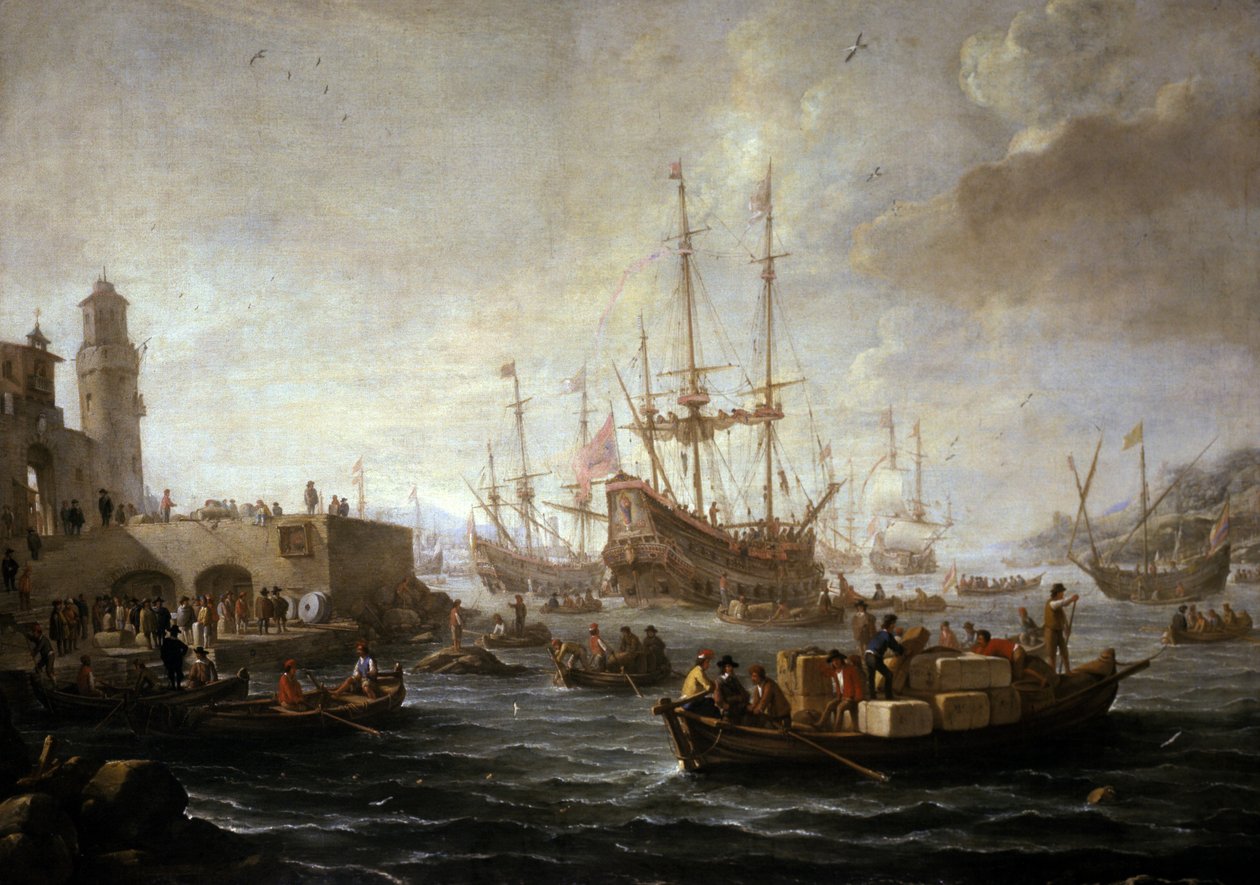 Přímořská krajina od Claude Joseph Vernet
