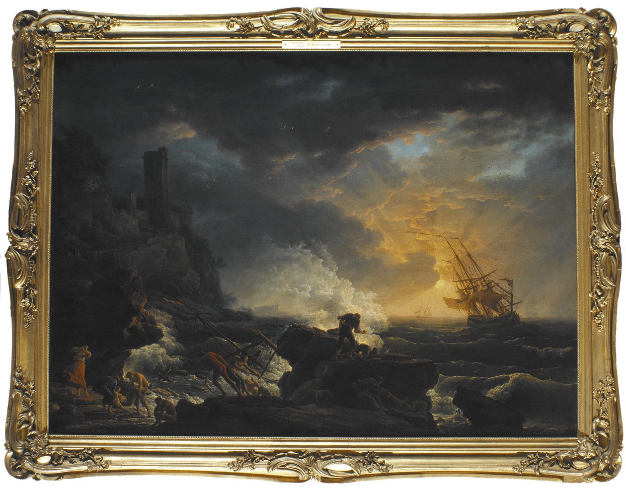 Vrak od Claude Joseph Vernet