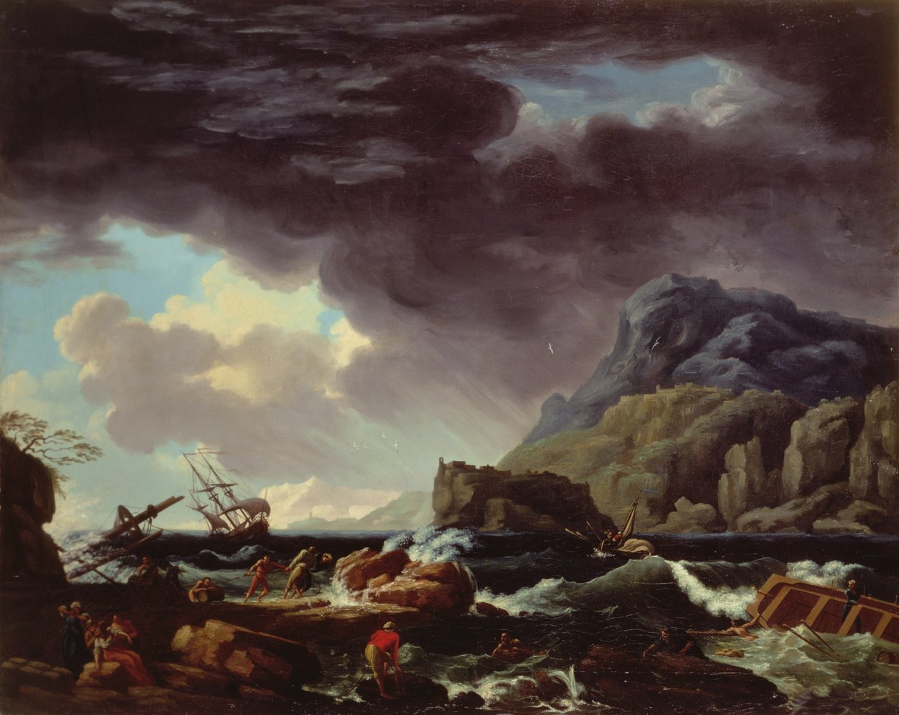 Neznámý obrázek od Claude Joseph Vernet