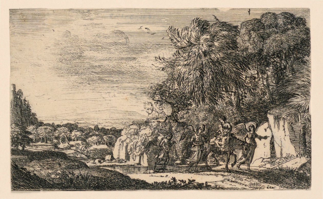 Let do Egypta od Claude Lorrain