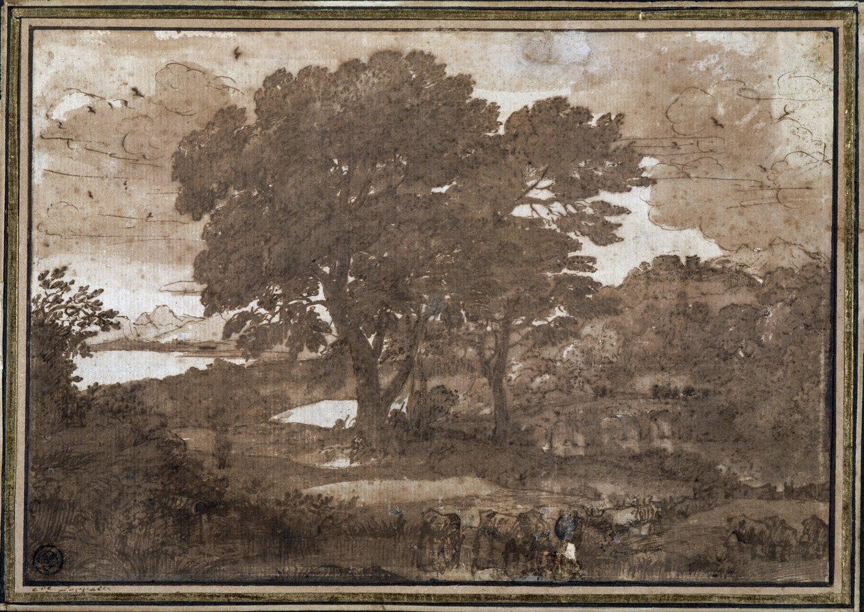 Krajina od Claude Lorrain
