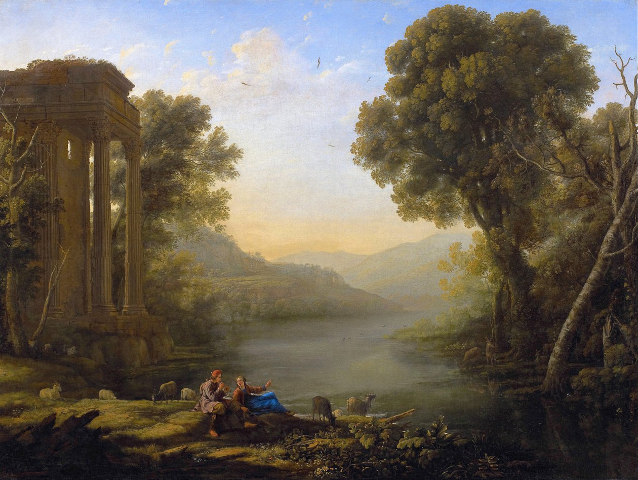 Pastorální krajina od Claude Lorrain