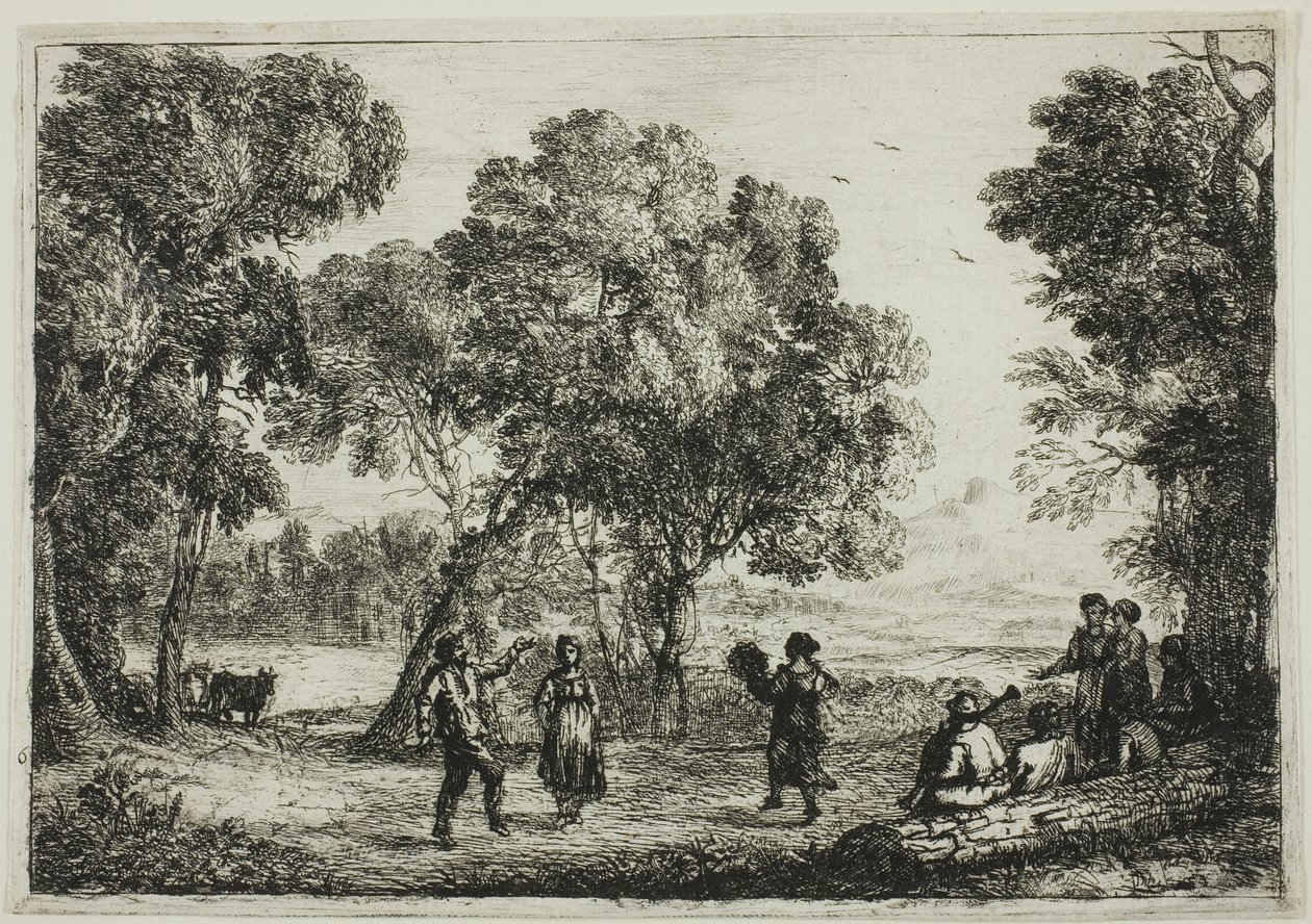 Country Tanec od Claude Lorrain