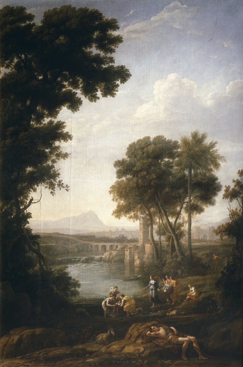 Nalezení Mojžíše, 1639-1640 od Claude Lorrain