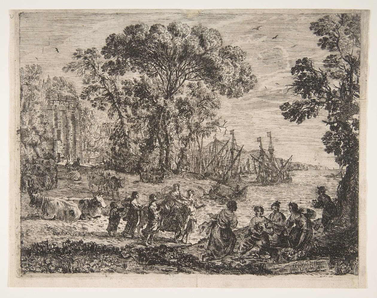 Znásilnění Evropy, 1634. od Claude Lorrain