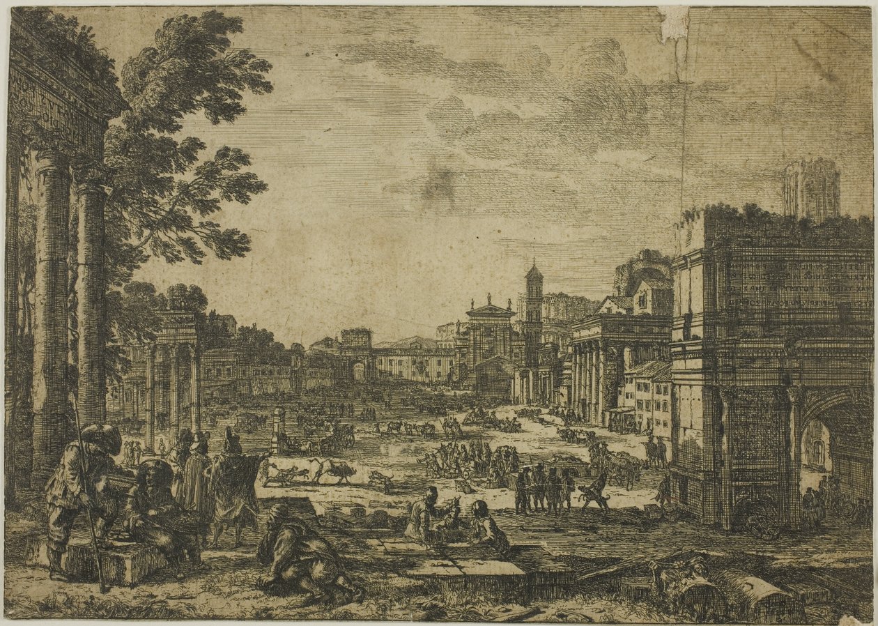Forum Romanum od Claude Lorrain