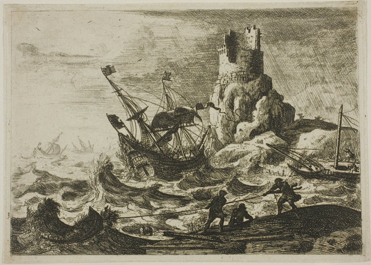 Vrak lodi od Claude Lorrain