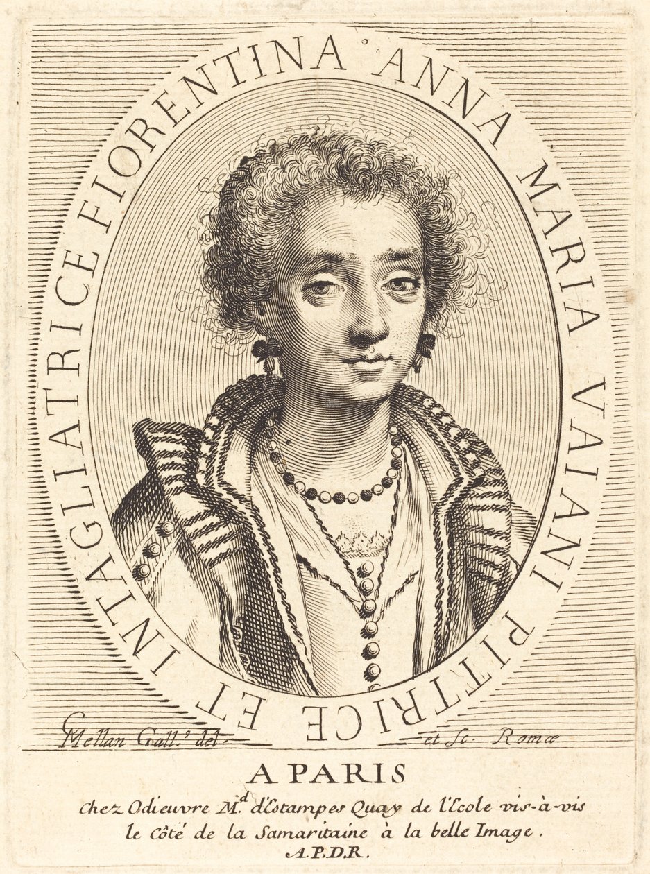Anna Maria Vaiani od Claude Mellan