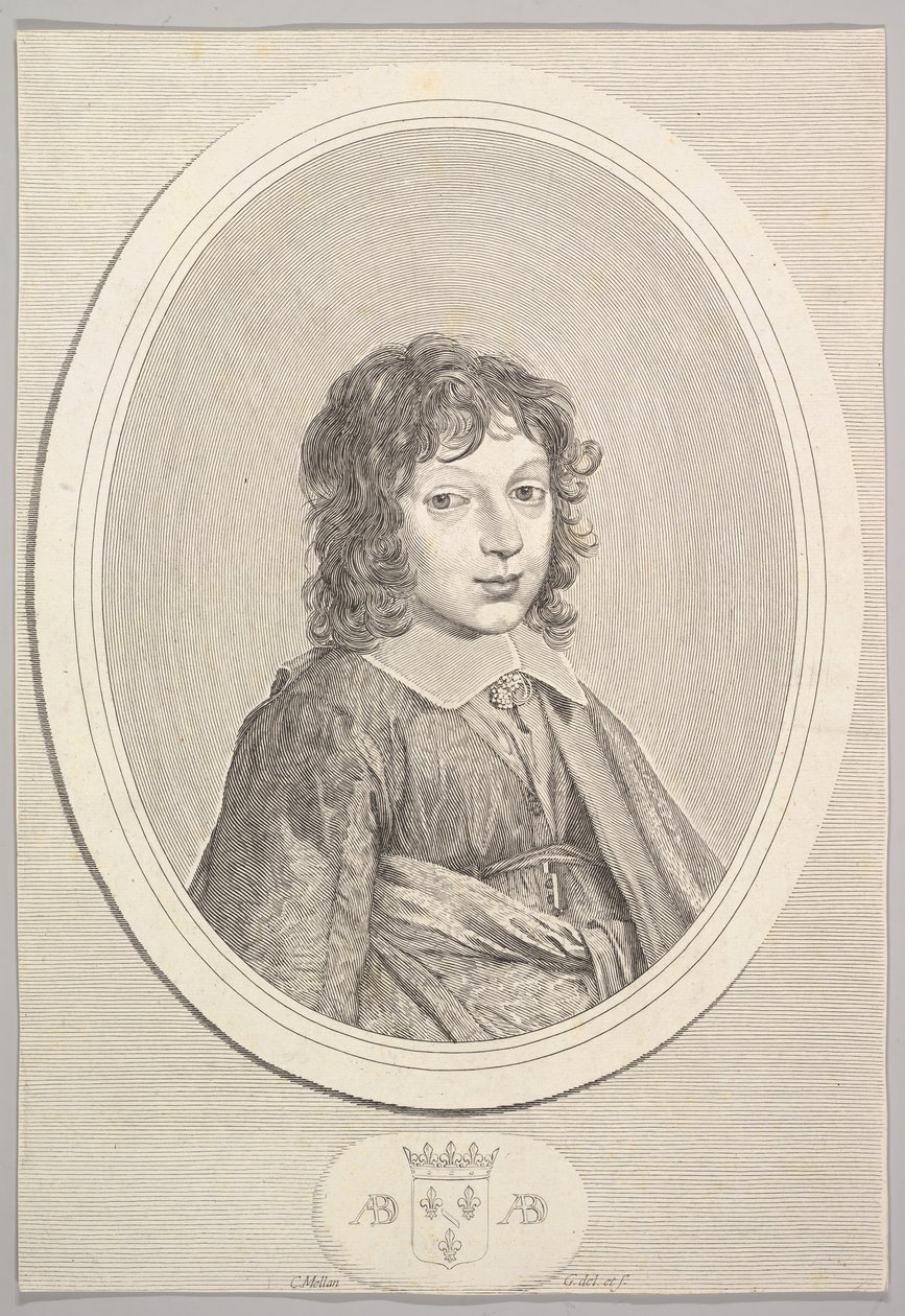 Armand de Bourbon, princ z Conti. od Claude Mellan