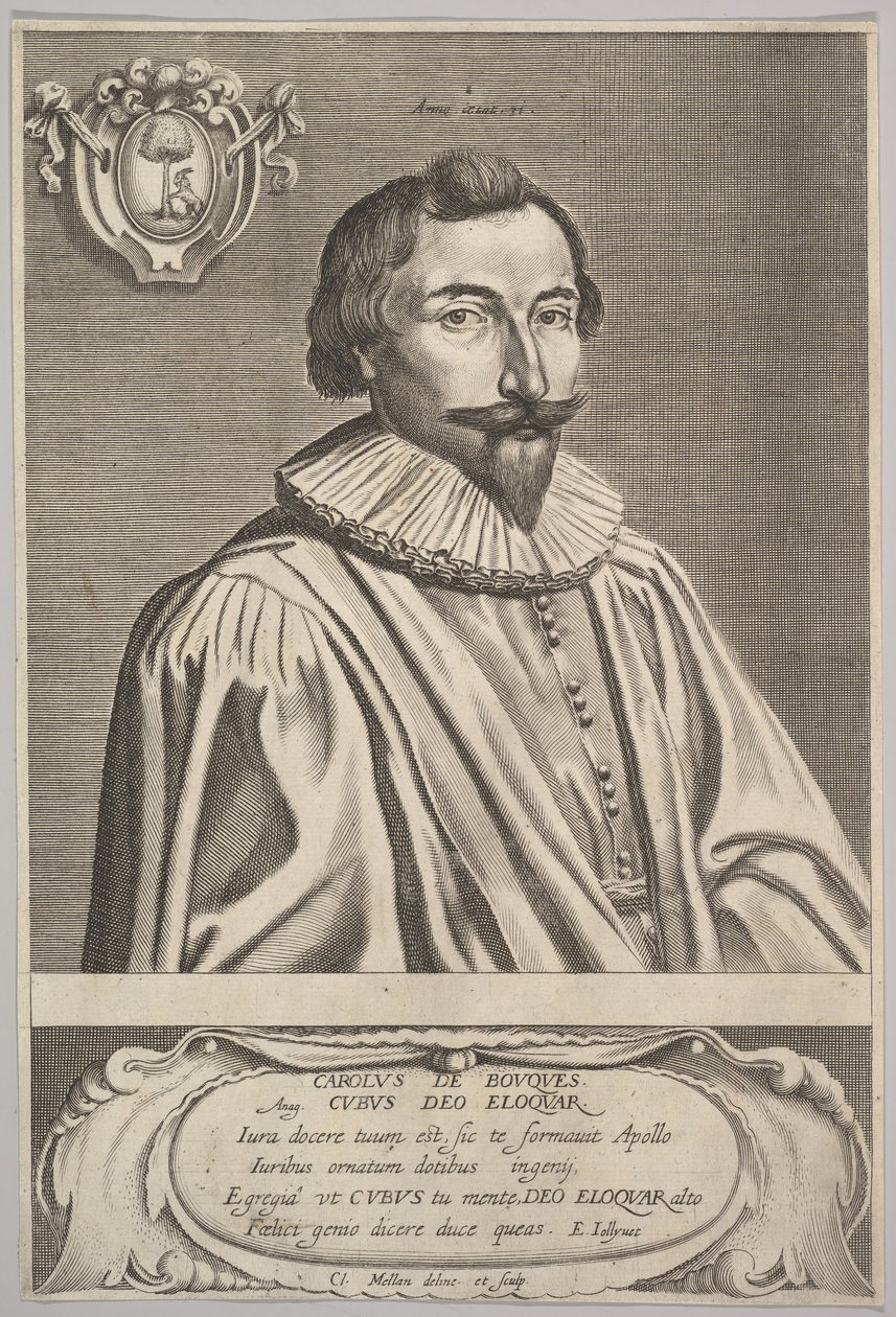 Charles de Bouque. od Claude Mellan