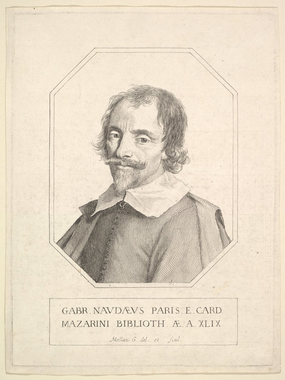 Gabriel Naudé, 1648. od Claude Mellan