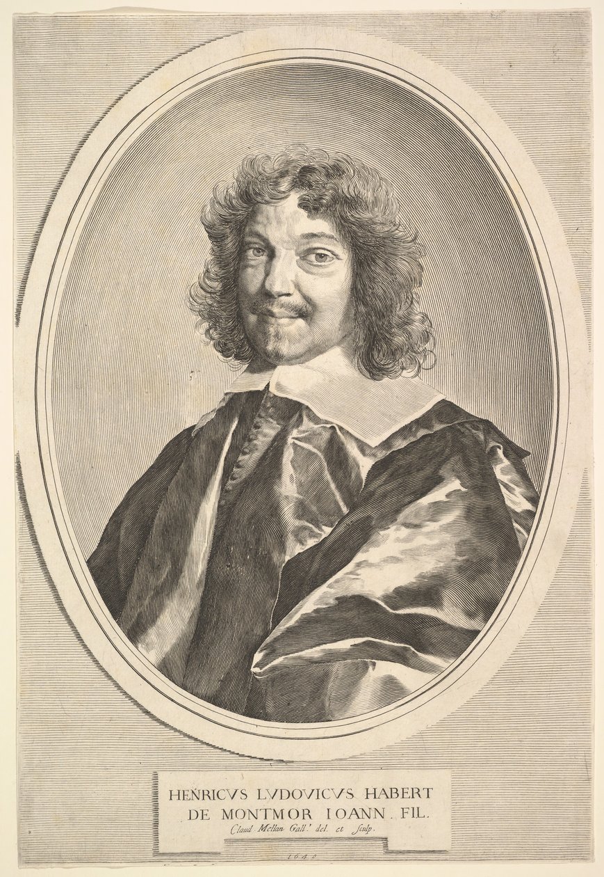Henri-Louis Habert de Montmor, 1640. od Claude Mellan