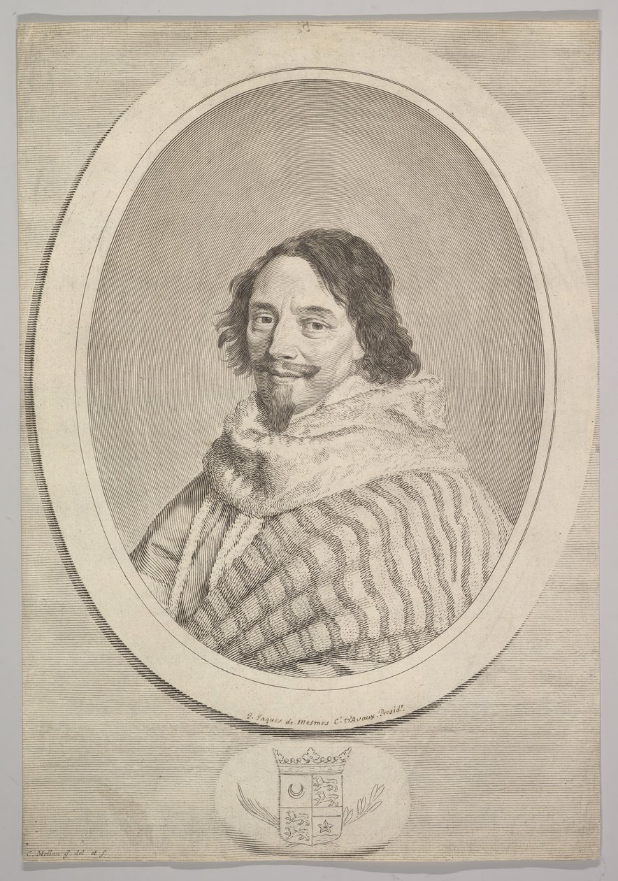 Henry de Mesmes. od Claude Mellan