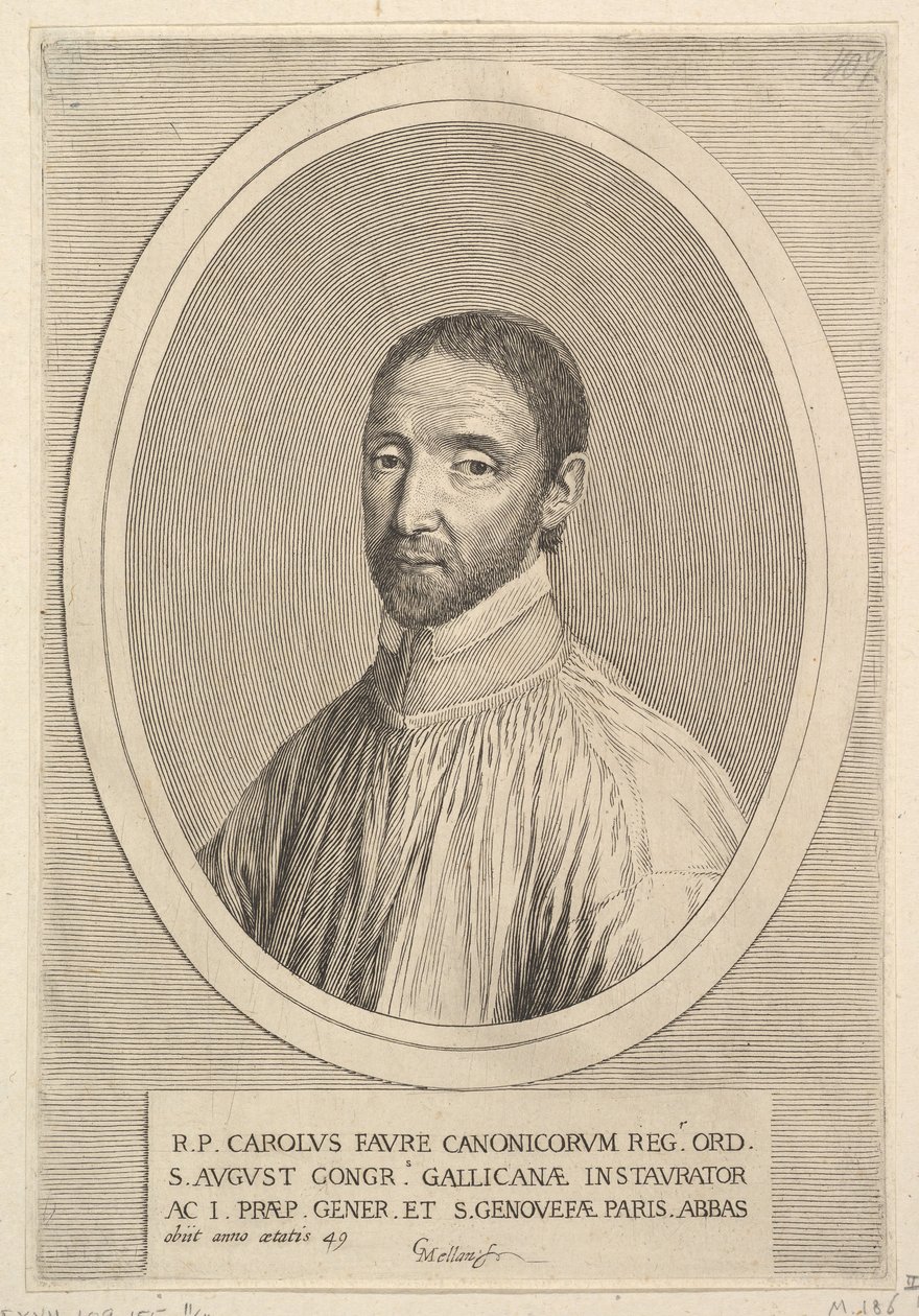 Otec Charles Faure. od Claude Mellan