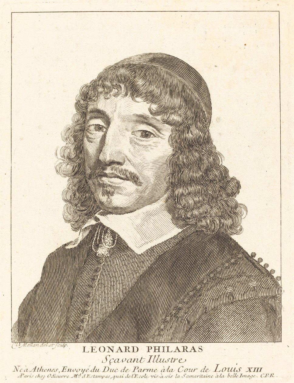 Leonardos Philaras od Claude Mellan