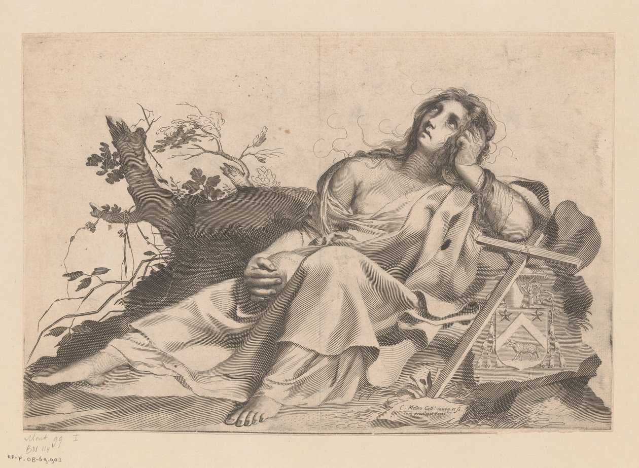 Marie Magdalena od Claude Mellan