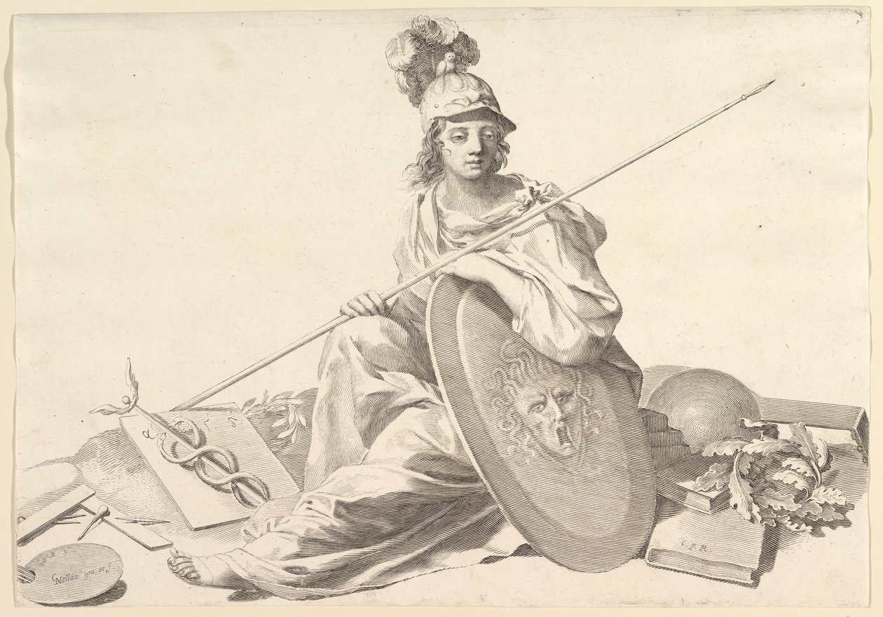 Minerva. od Claude Mellan