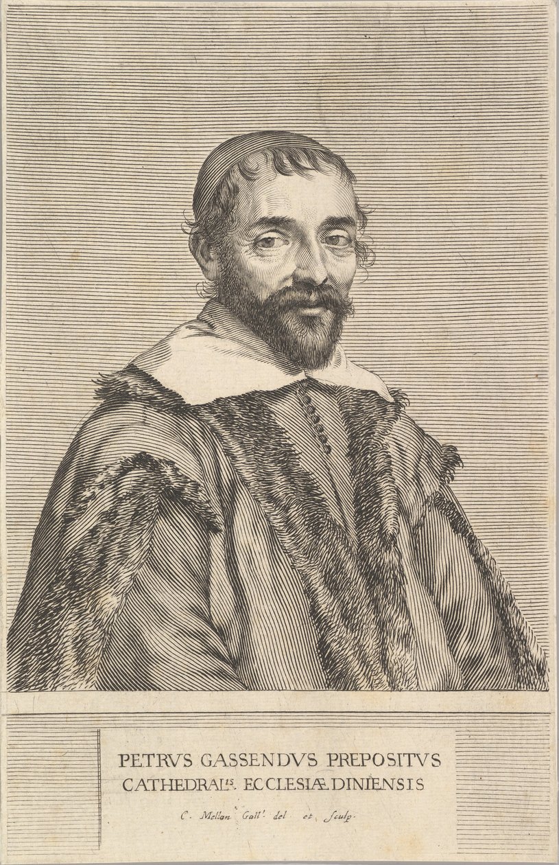 Pierre Gassendi, ca. 1637 nebo 1638. od Claude Mellan