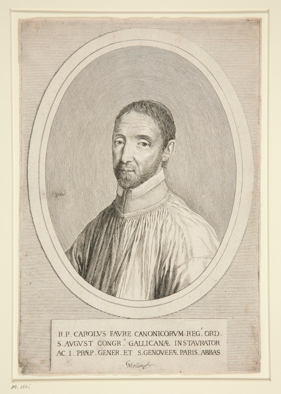 Portrét Charlese Favre od Claude Mellan