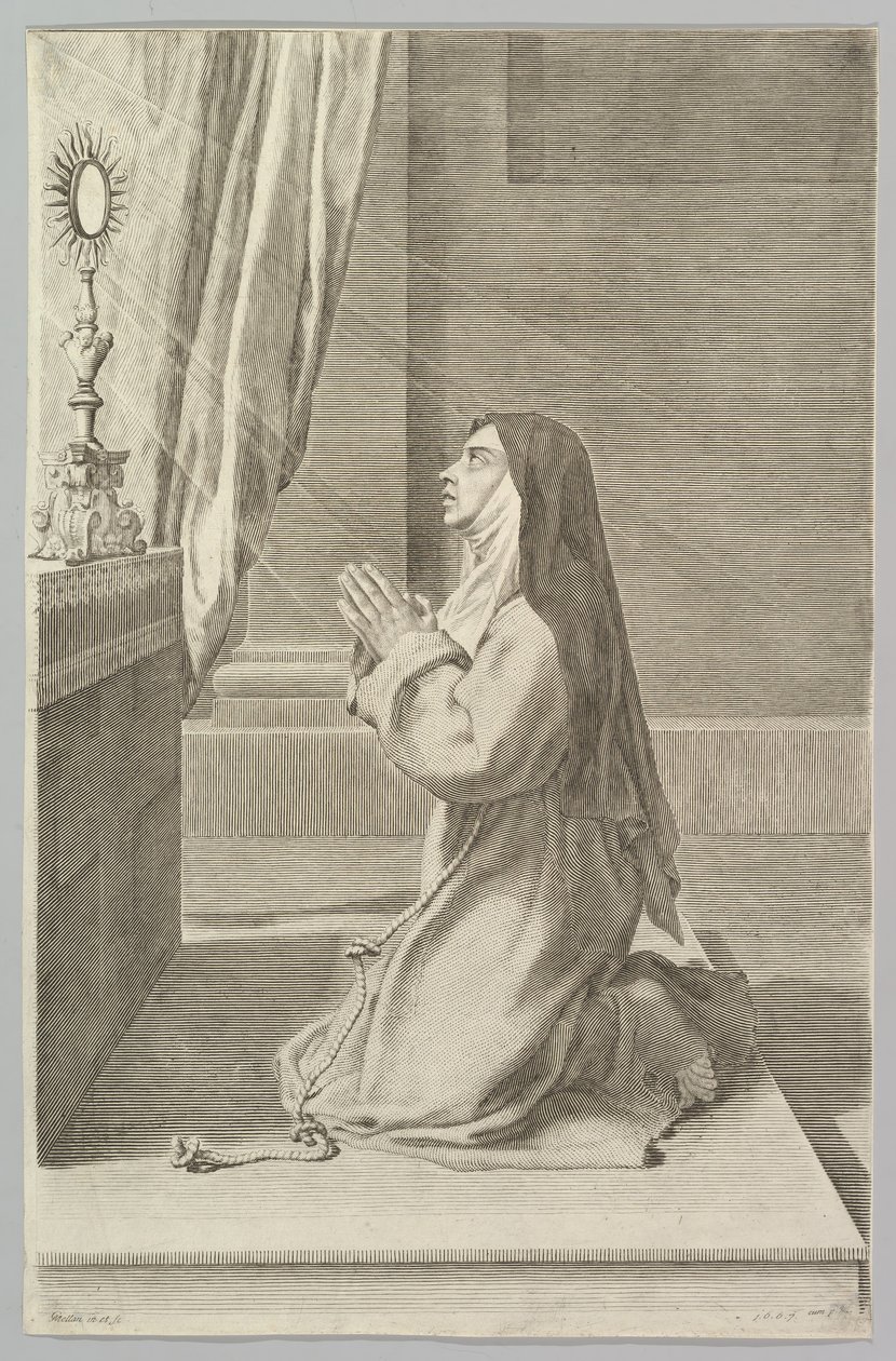 St. Claire, 1667. od Claude Mellan