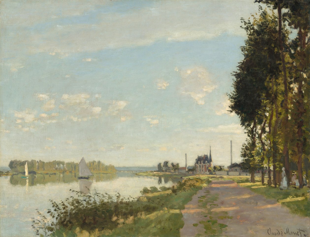 Argenteuil, c. 1872. od Claude Monet
