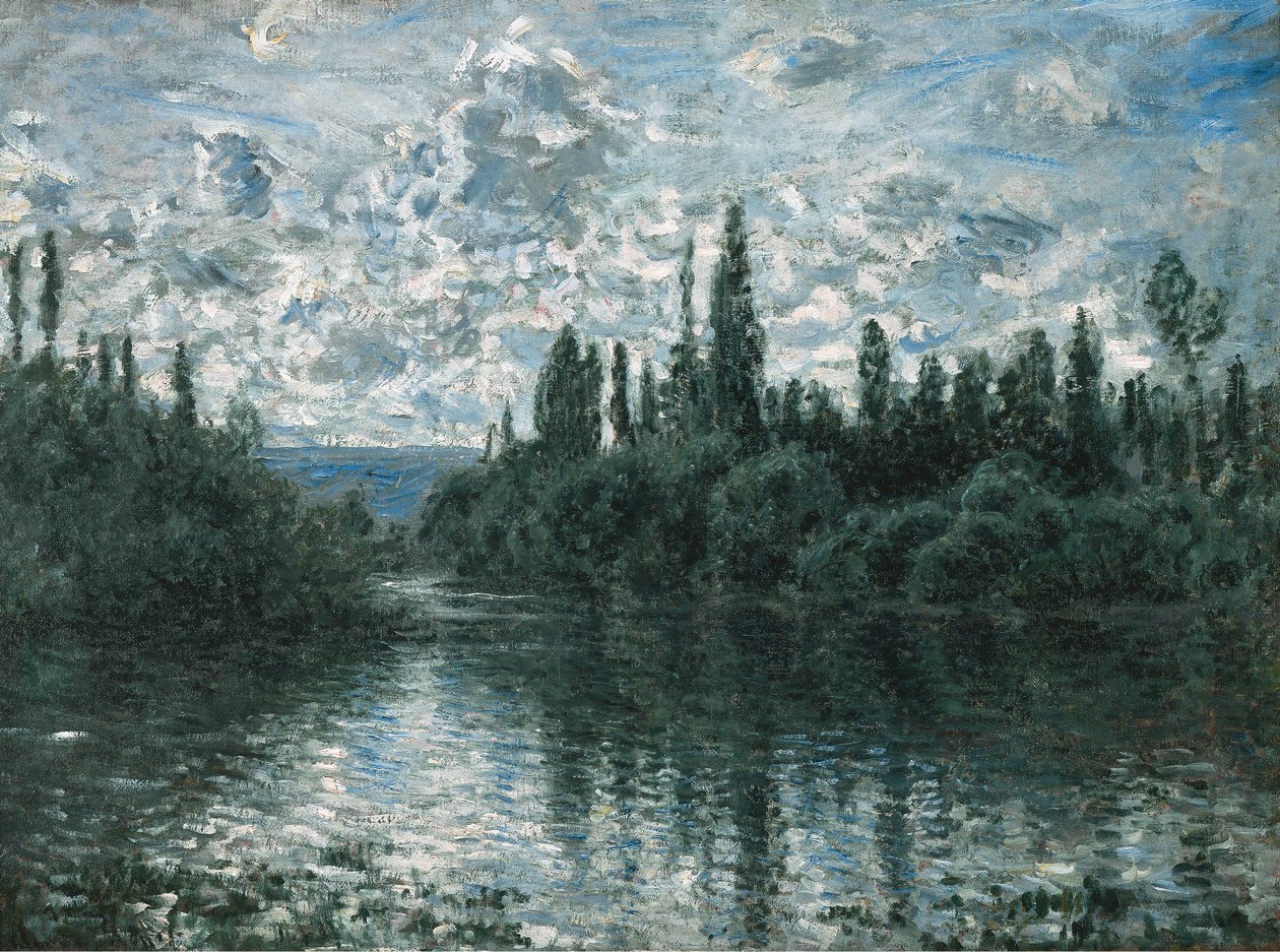 Rameno Seiny poblíž Vétheuil, 1878. od Claude Monet