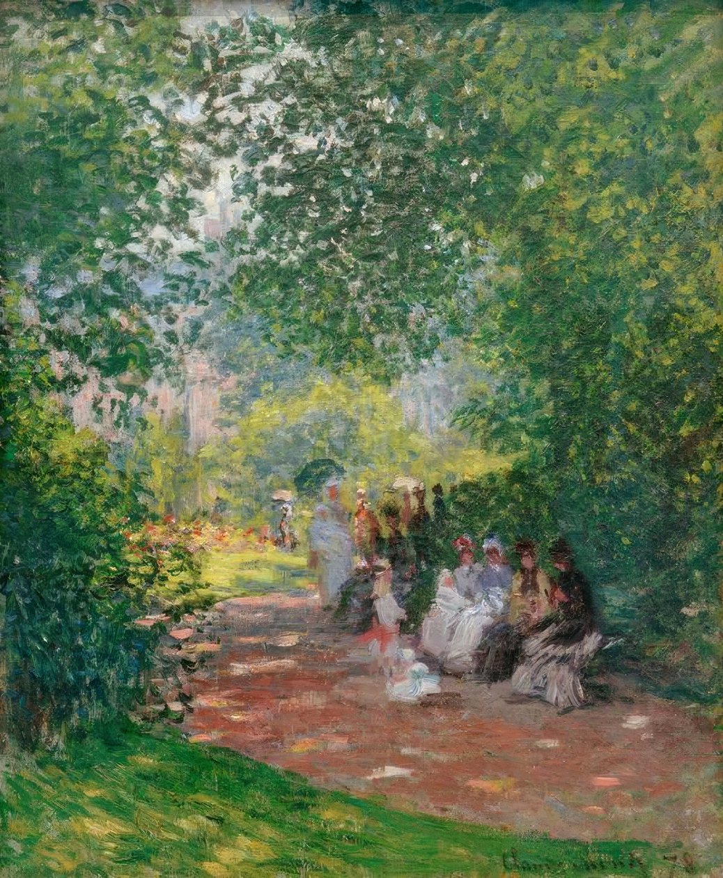 V Parc Monceau od Claude Monet