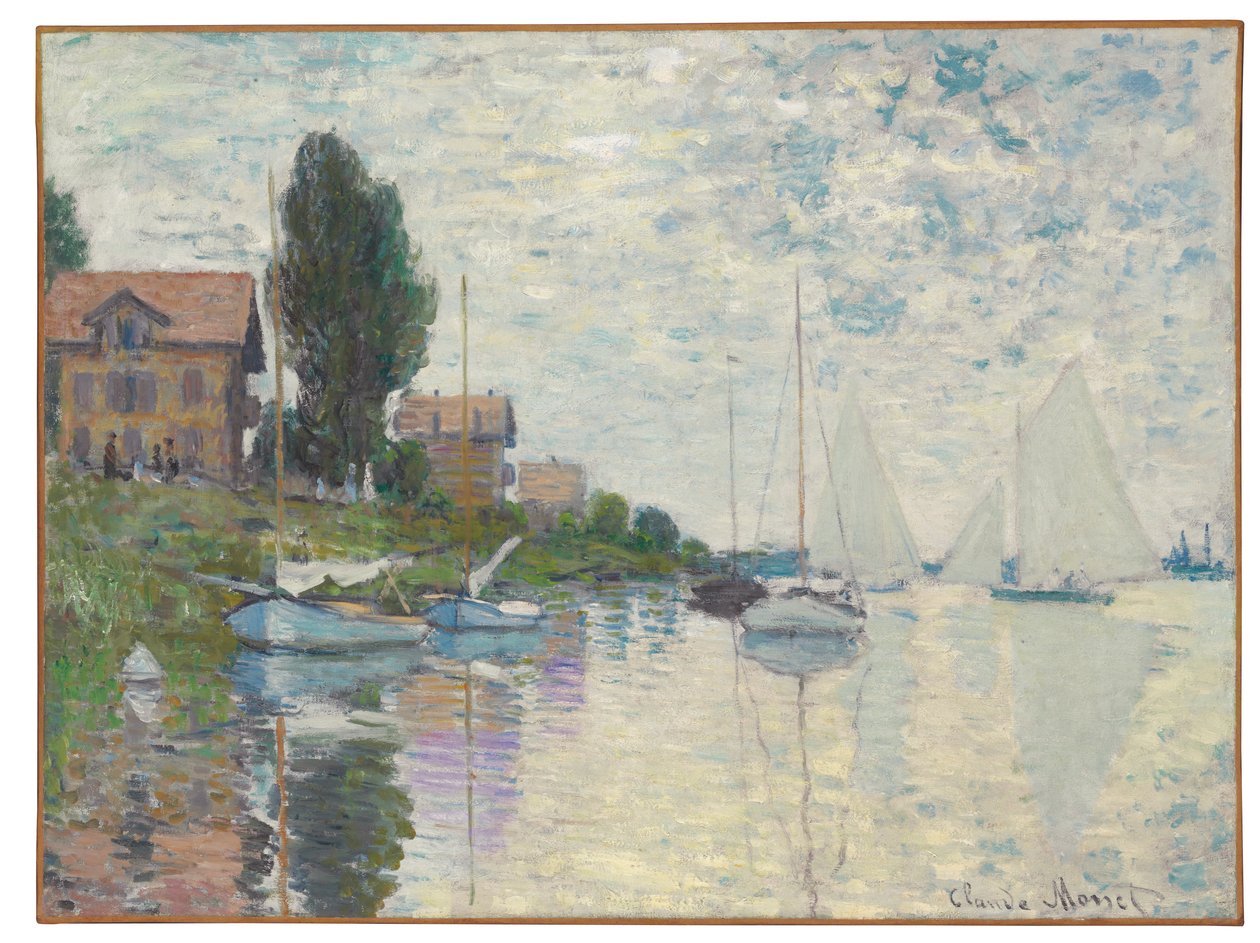 V Petit-Gennevilliers, 1874 od Claude Monet
