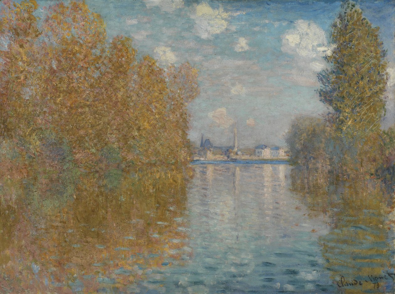Podzimní efekt v Argenteuil, 1873 od Claude Monet