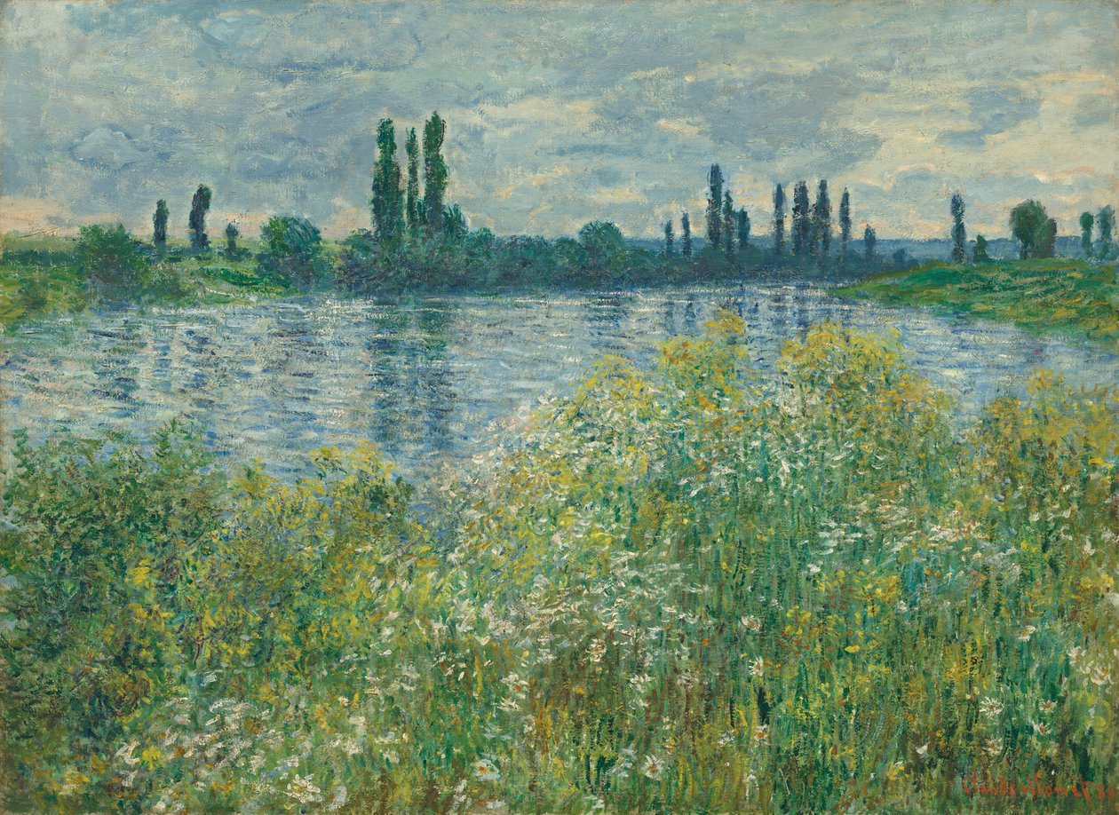 Břehy Seiny, Vétheuil, 1880. od Claude Monet