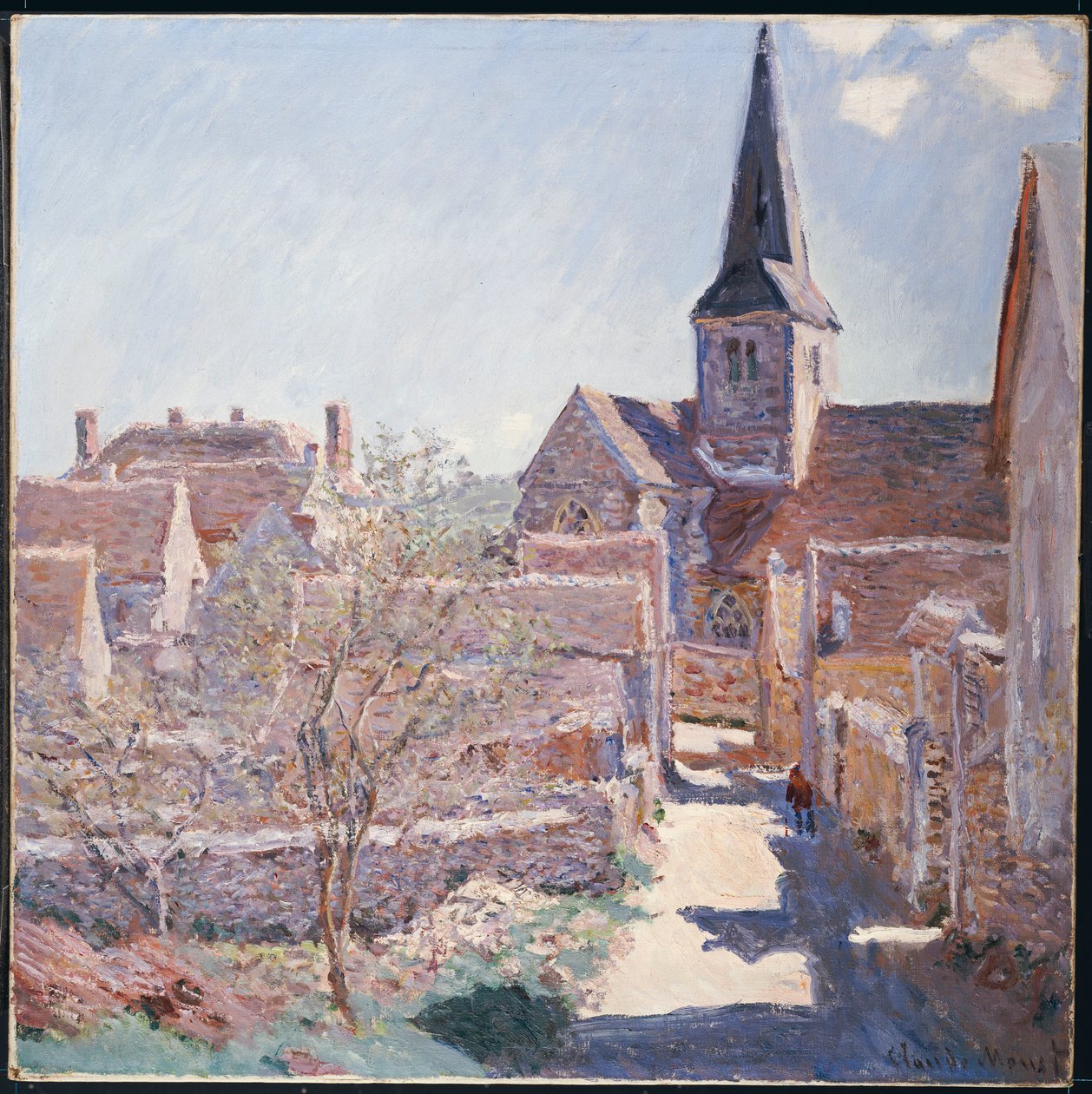 Bennecourt, 1885 od Claude Monet