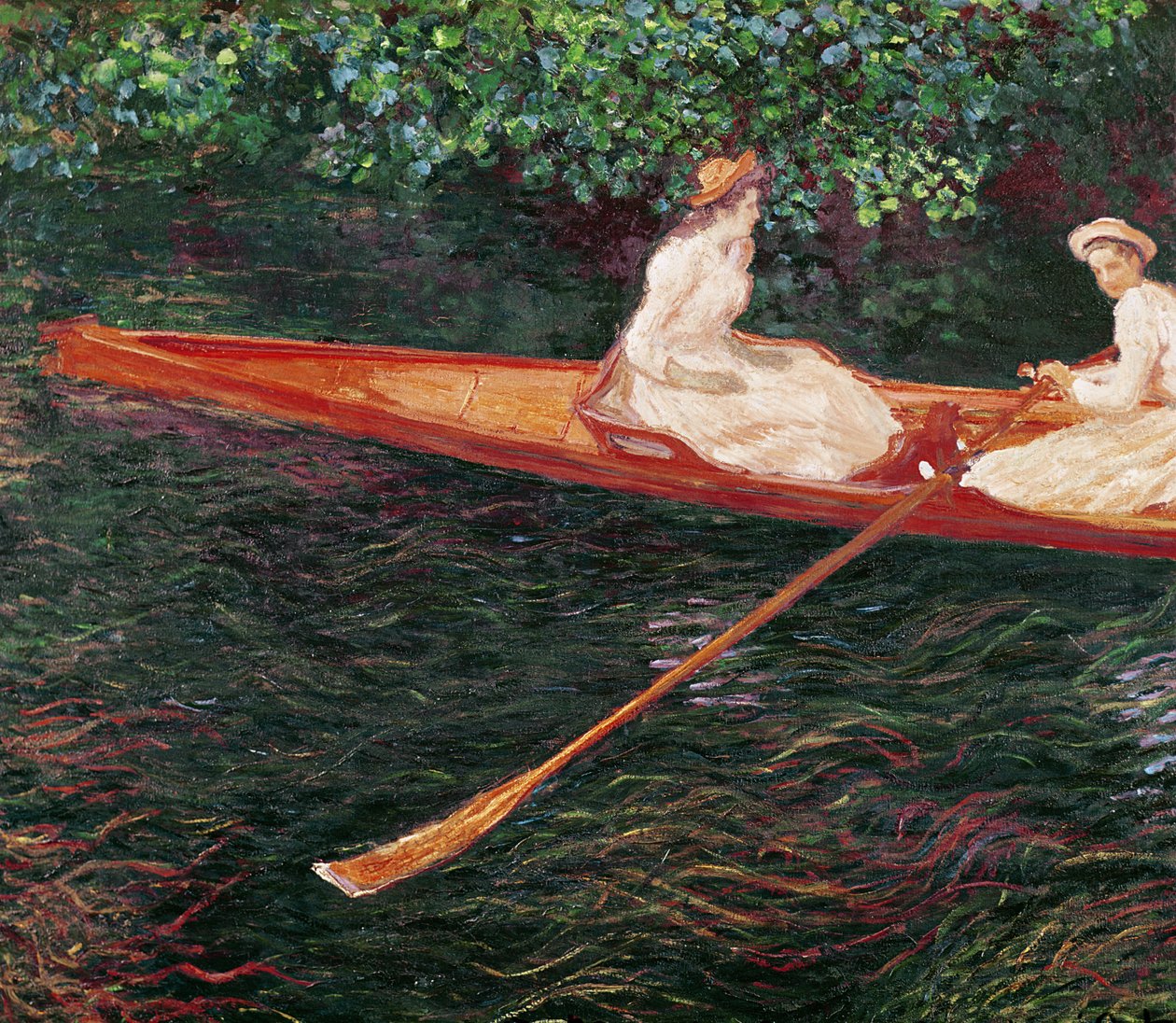 Plavba lodí na řece Epte, c.1889-1890 od Claude Monet