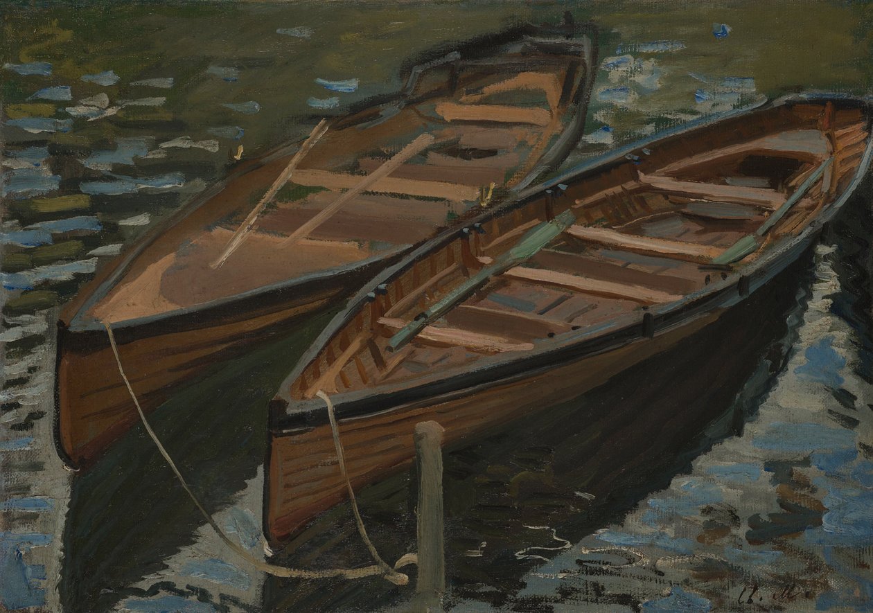 Lodě od Claude Monet