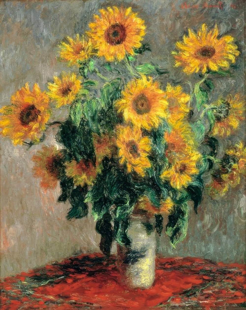 Kytice sluncí od Claude Monet